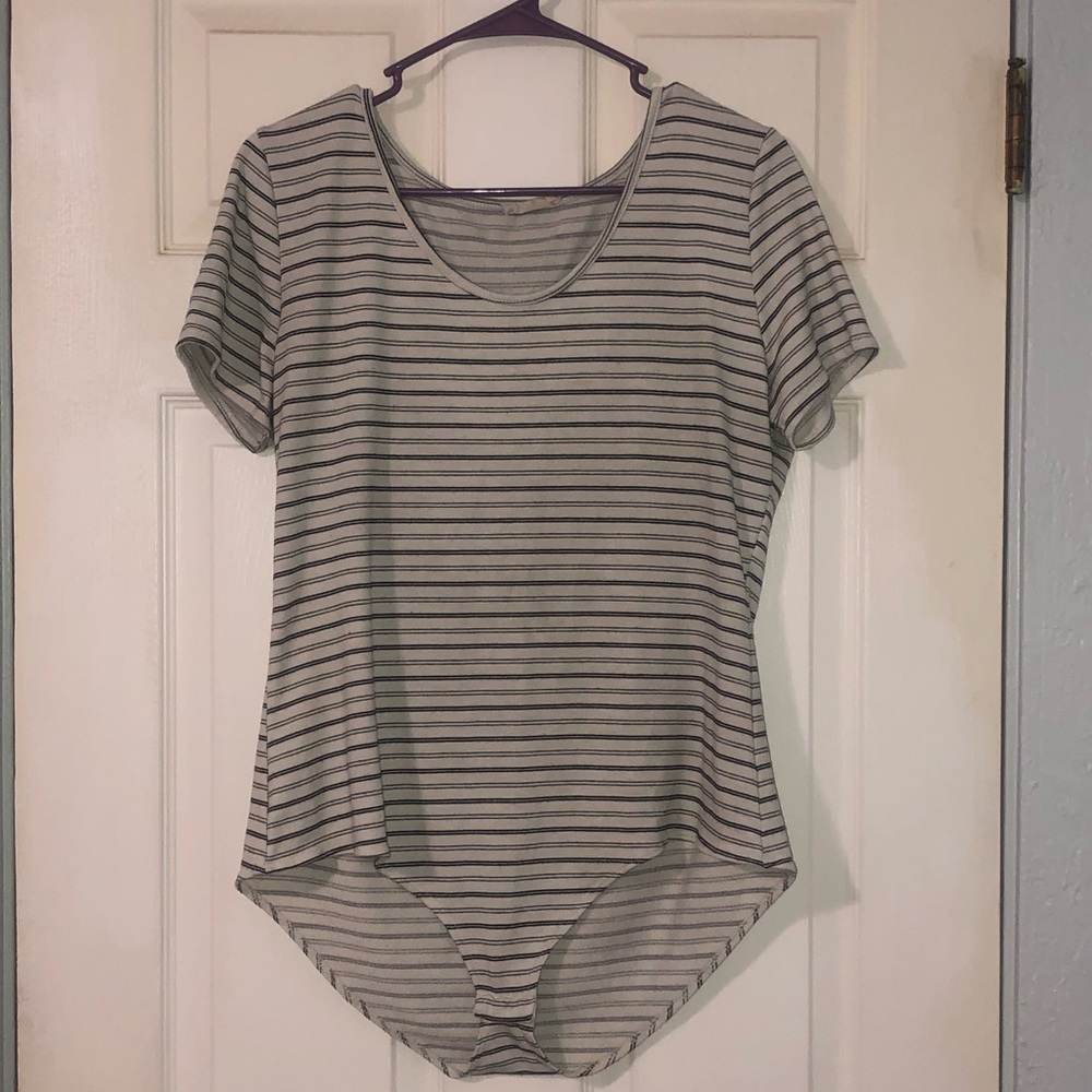 Striped Body Suit